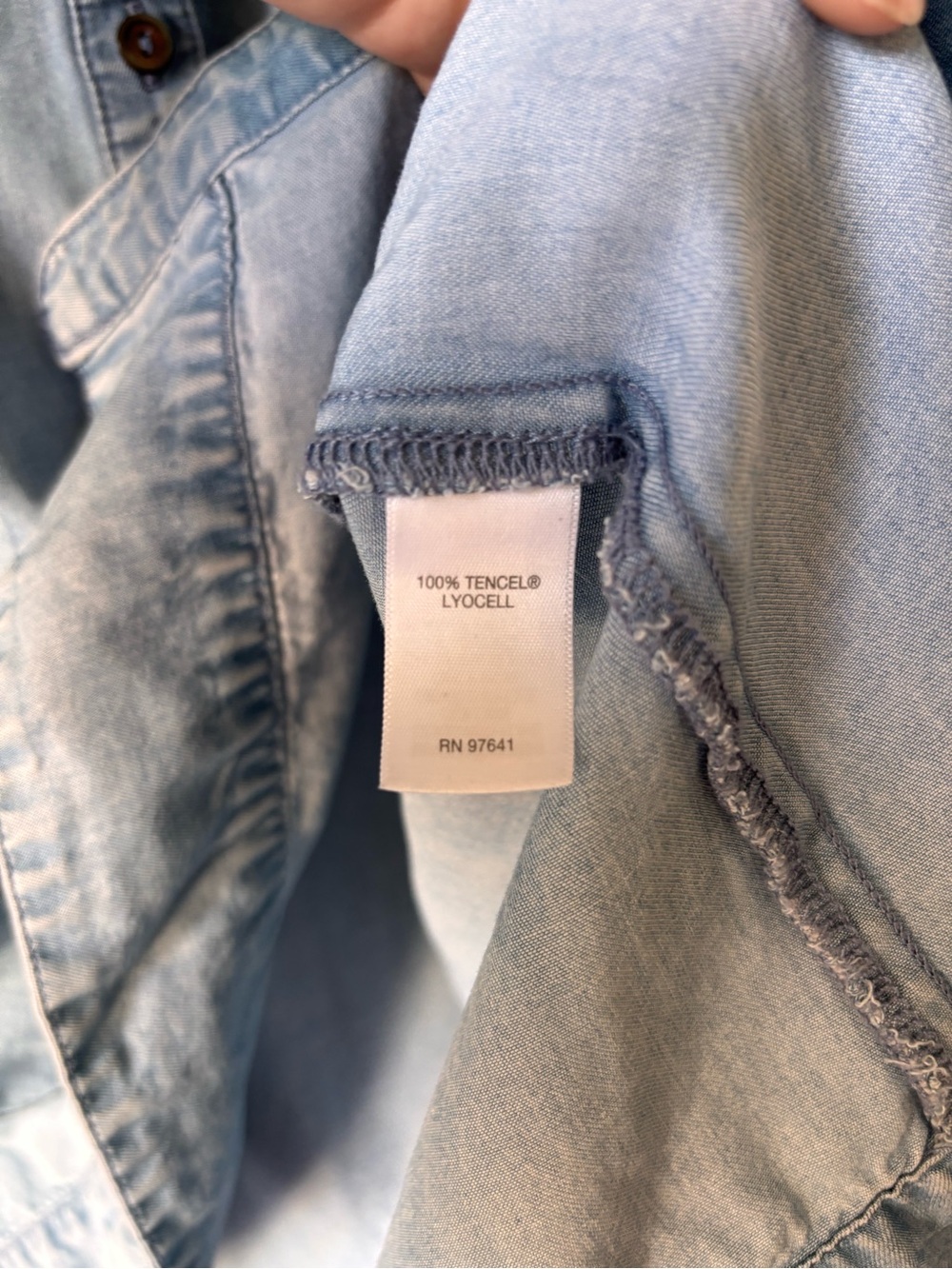 J. Jill Denim Sleeveless Chambray Mini Dress in light Blue collared Small - Picture 7 of 9